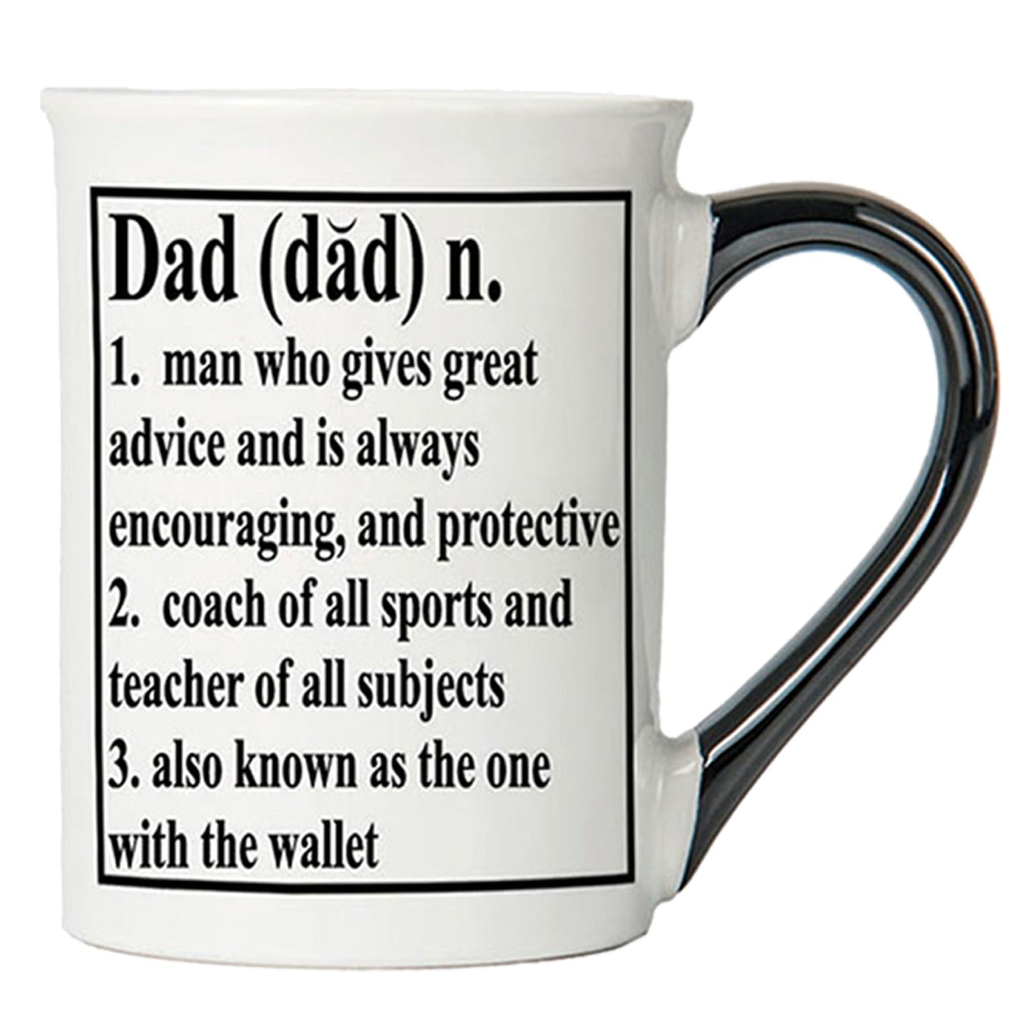 Cottage Creek Dad Mug, 16oz. Ceramic, 6" Multicolored Dad Coffee Mug