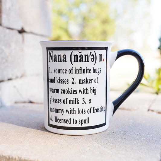 Cottage Creek Definition Nana Mug, Nana Coffee Mug for Nana, 16oz., 6" Multicolored