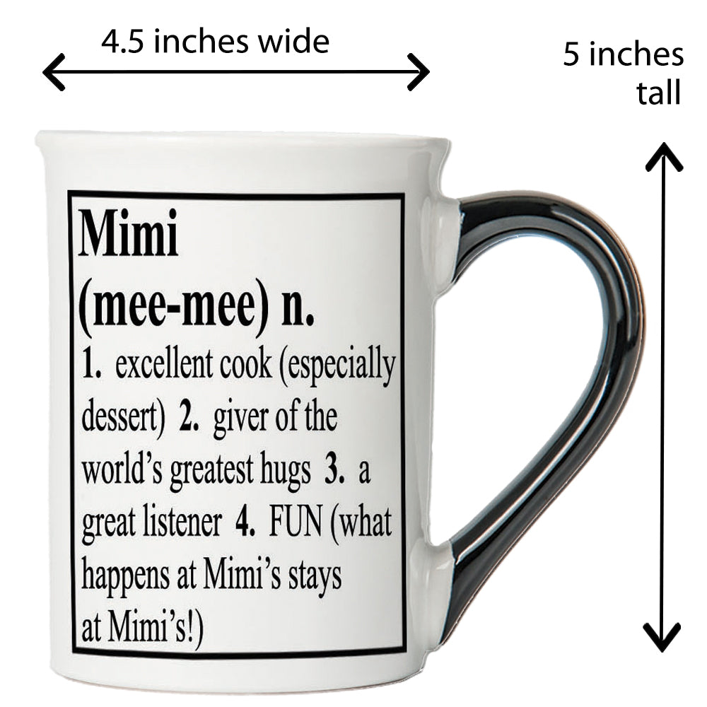 Cottage Creek Mimi Mug, Mimi Coffee Mug for Mimi, 16oz., 6" Multicolored