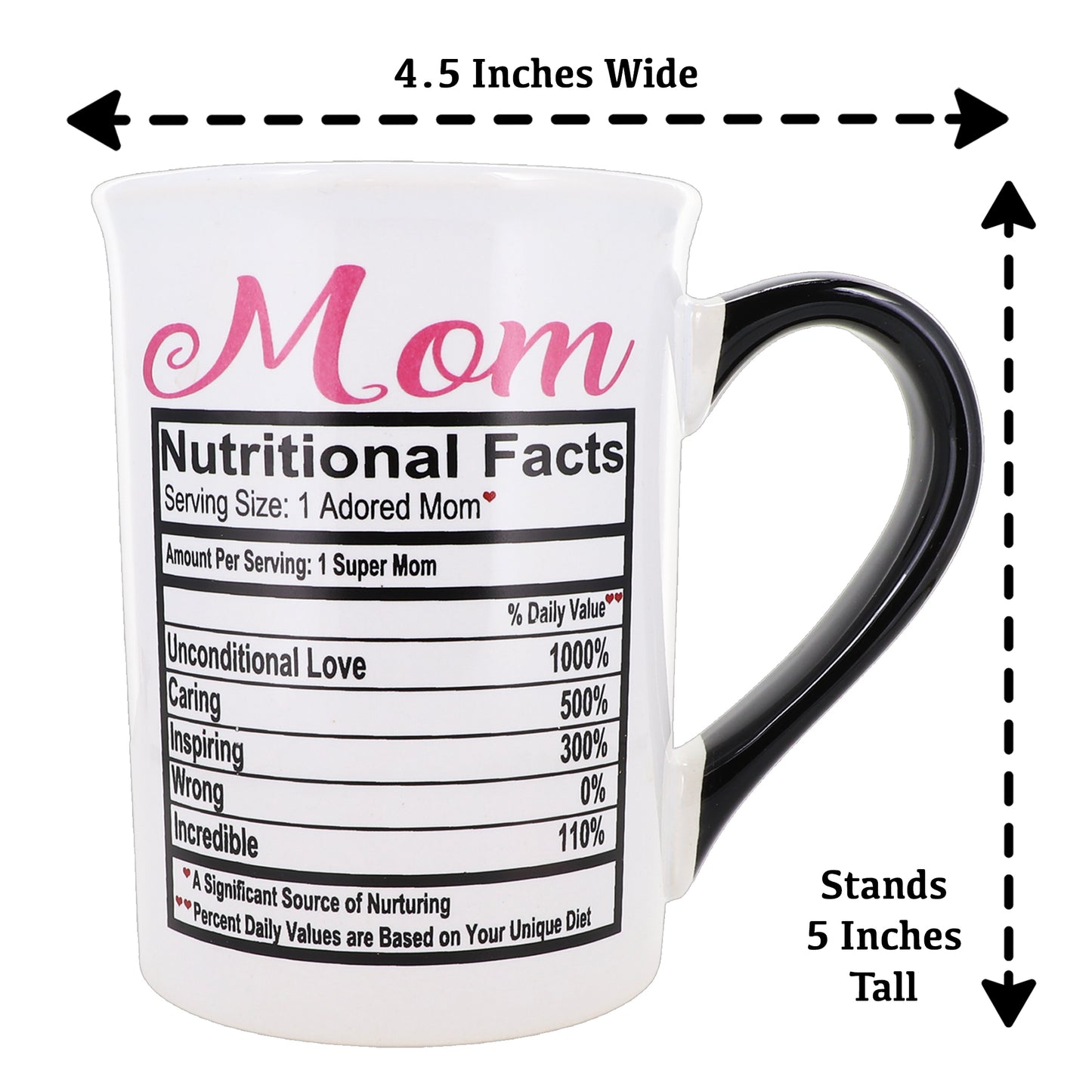 Cottage Creek Mom Mug, Mom Coffee Mug for Mom, 16oz., 6" Multicolored