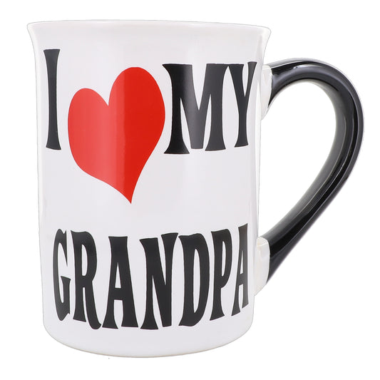 Cottage Creek I Love My Grandpa Mug, Grandpa Coffee Mug for Grandpa, 16oz., 6" Multicolored