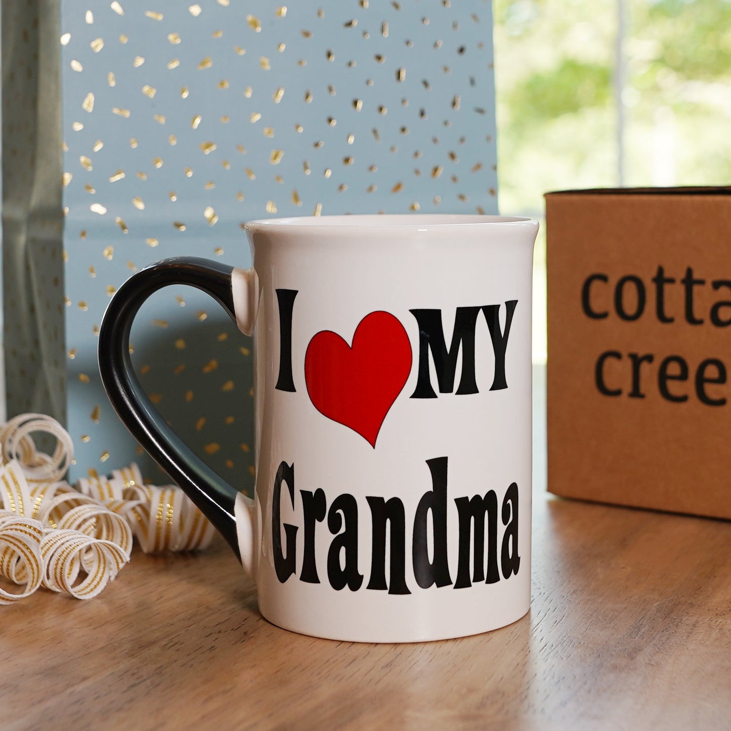 Cottage Creek Grandma Mug, Grandma Coffee Mug for Grandma, 16oz., 6" Multicolored