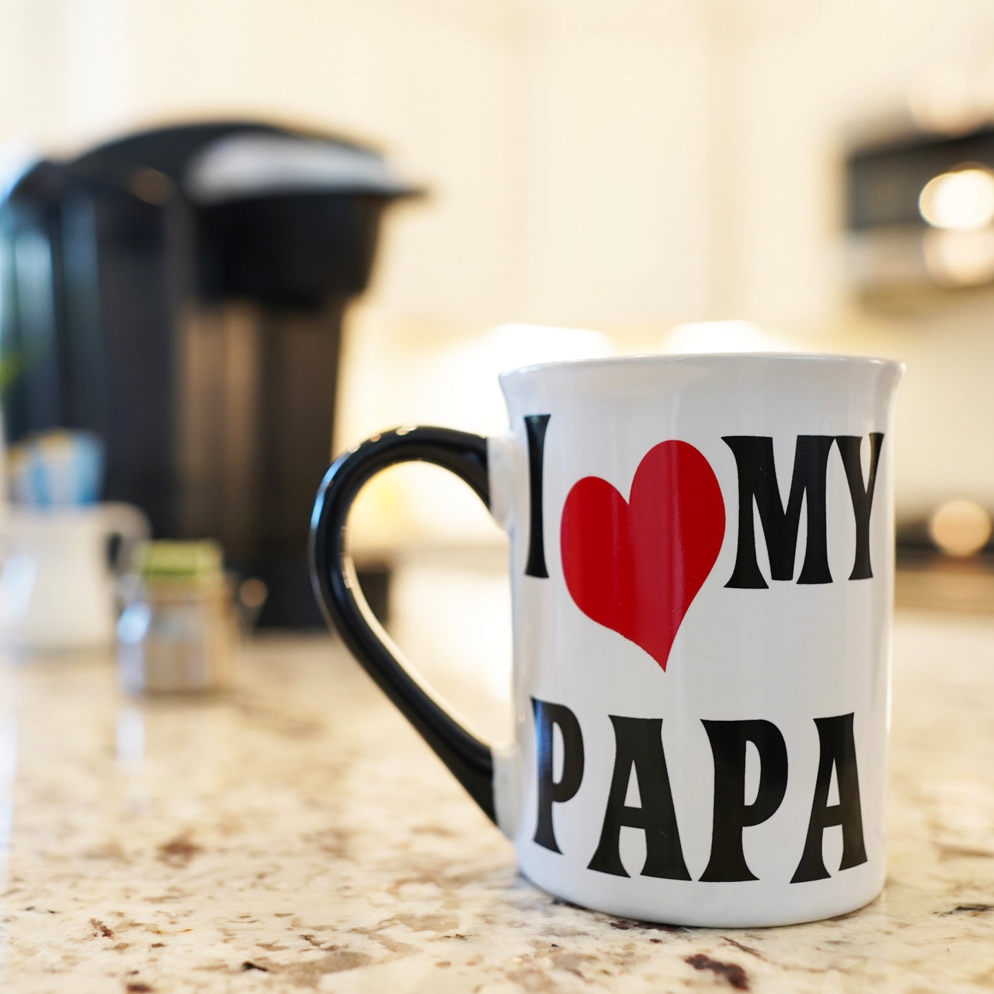 Cottage Creek I Love My Papa Mug, Papa Coffee Mug for Papa, 16oz., 6" Multicolored