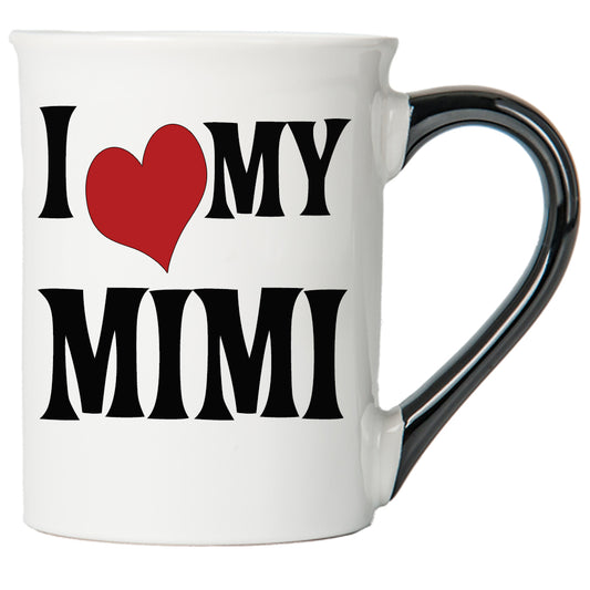 Cottage Creek I Love My Mimi Mug, Mimi Coffee Mug for Mimi, 16oz., 6" Multicolored