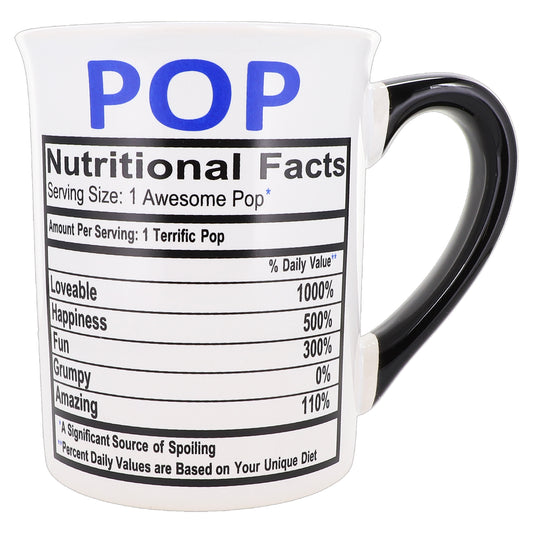 Cottage Creek Pop Mug, Pop Coffee Mug for Pop, 16oz., 6" Multicolored