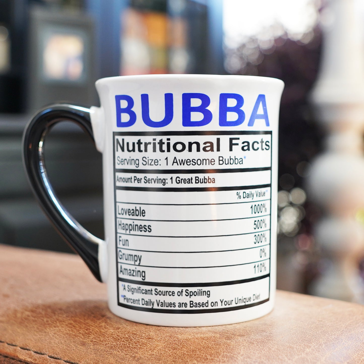 Cottage Creek Bubba Mug, Bubba Coffee Mug for Bubba, 16oz., 6" Multicolored