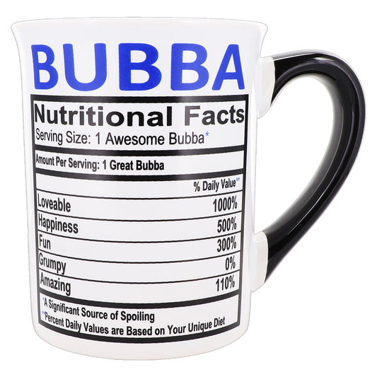 Cottage Creek Bubba Mug, Bubba Coffee Mug for Bubba, 16oz., 6" Multicolored