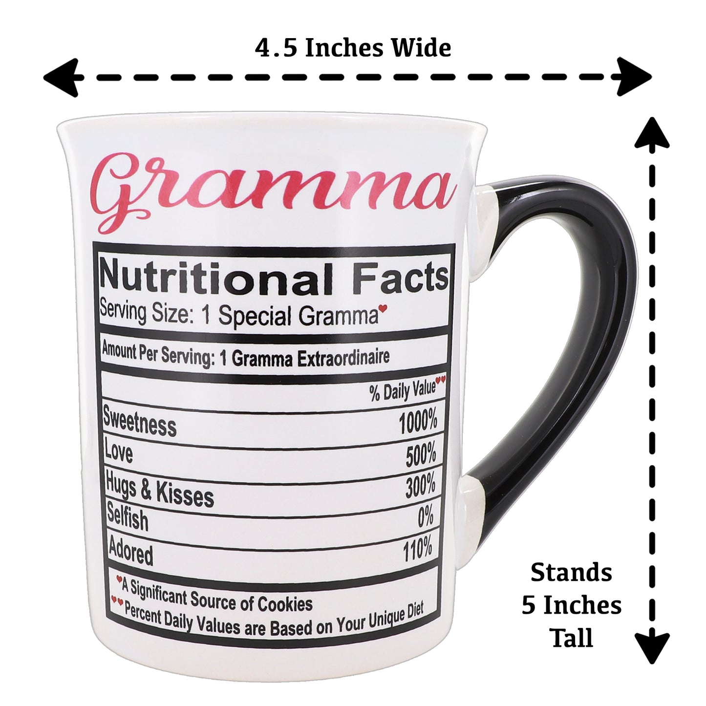 Cottage Creek Gramma Mug, Gramma Coffee Mug for Gramma, 16oz., 6" Multicolored