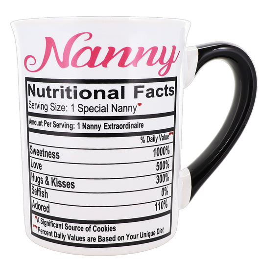 Cottage Creek Nanny Mug, Nanny Coffee Mug for Nanny, 16oz., 6" Multicolored