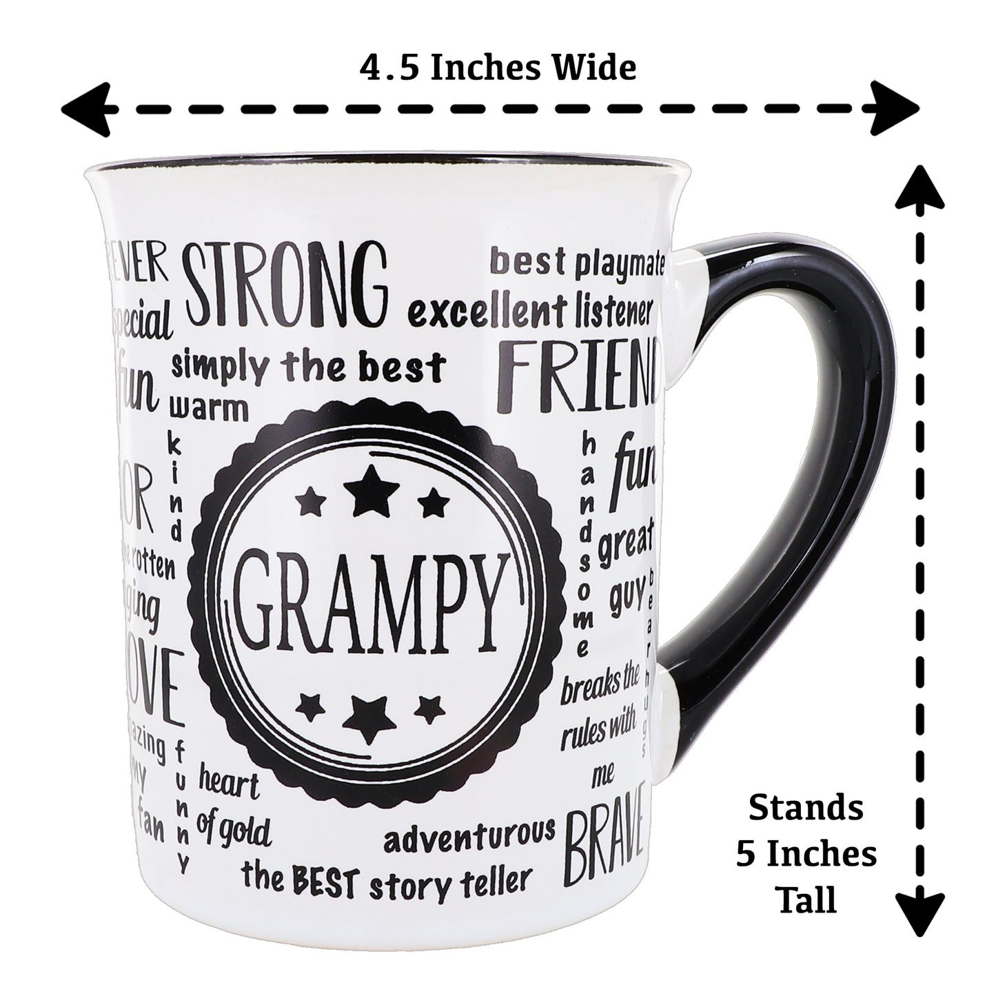 Cottage Creek Grampy Mug, Grampy Coffee Mug for Grampy, 16oz., 6" Multicolored