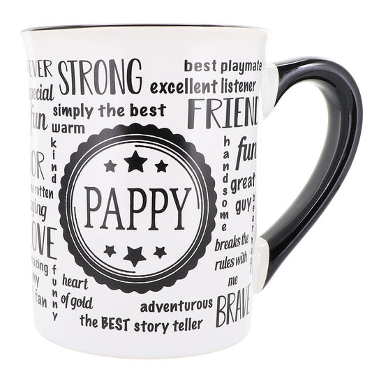 Cottage Creek Pappy Mug, Pappy Coffee Mug, Ceramic, 16oz., 6" Multicolored