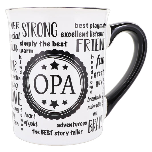 Cottage Creek Opa Mug, Opa Coffee Mug for Opa, 16oz., 6" Multicolored