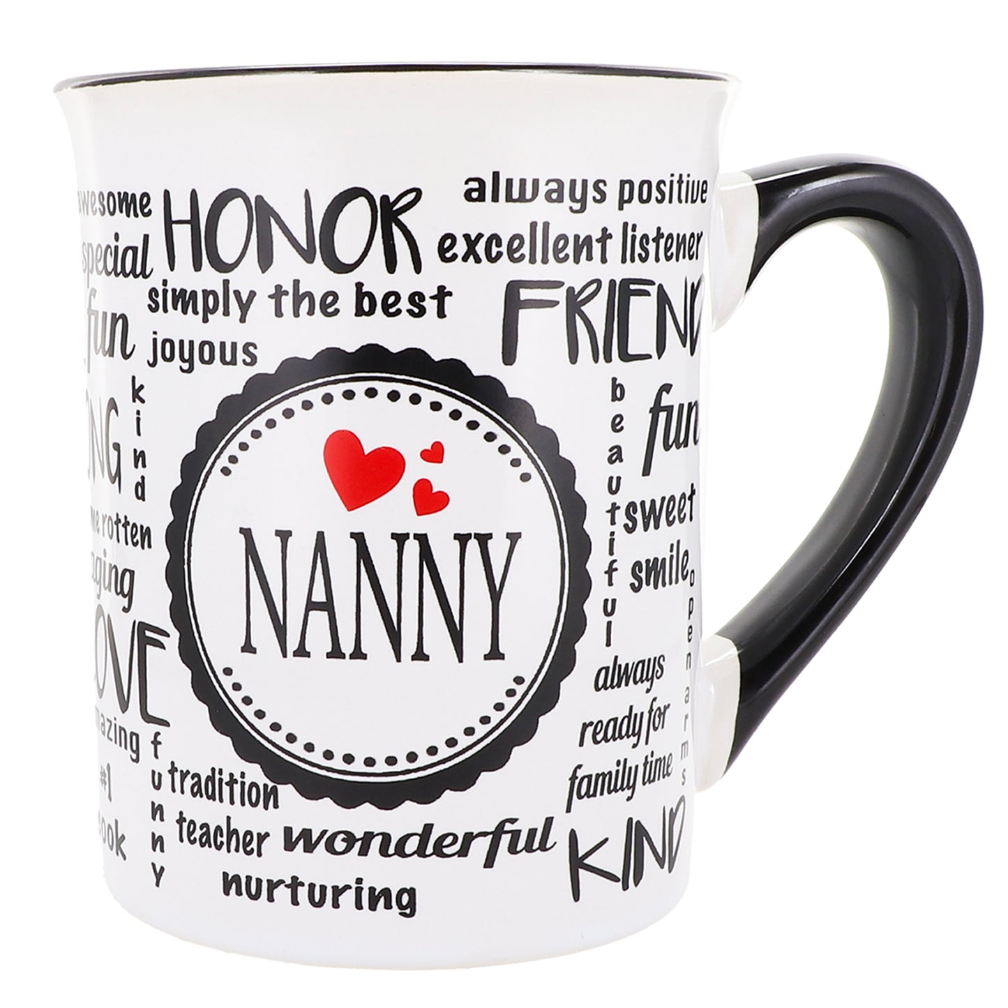 Cottage Creek Nanny Mug, Nanny Coffee Mug, Ceramic 16oz., 6" Multicolored