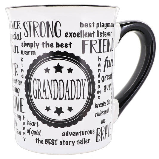 Cottage Creek Granddaddy Mug, Ceramic 16oz. Multicolored 6" Granddaddy Coffee Mug