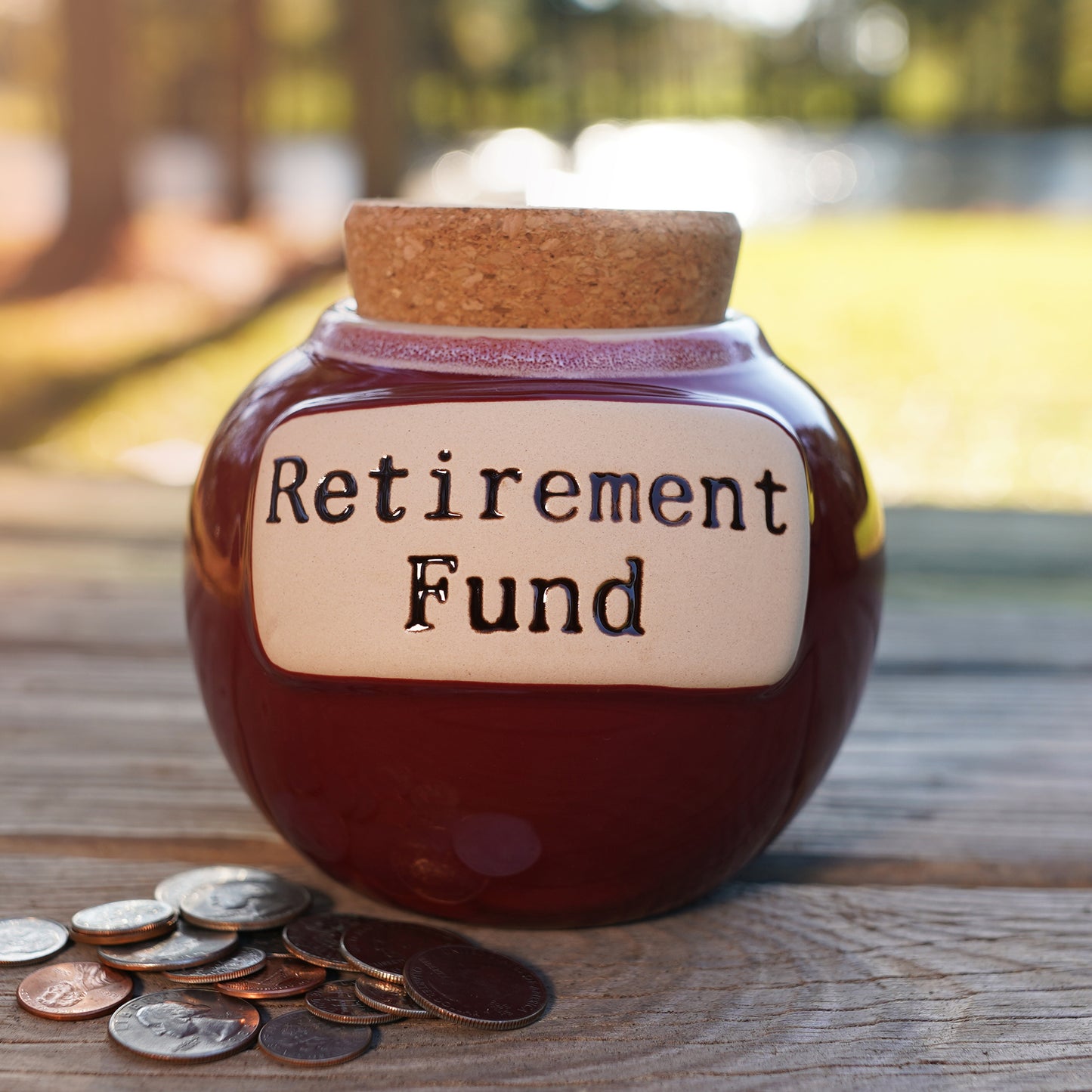 Cottage Creek Retirement Fund Jar | Retirement Gifts | Retirement Piggy Bank